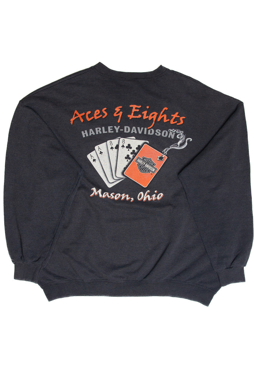 Vintage Harley Davidson Aces & Eights Ohio Sweatshirt
