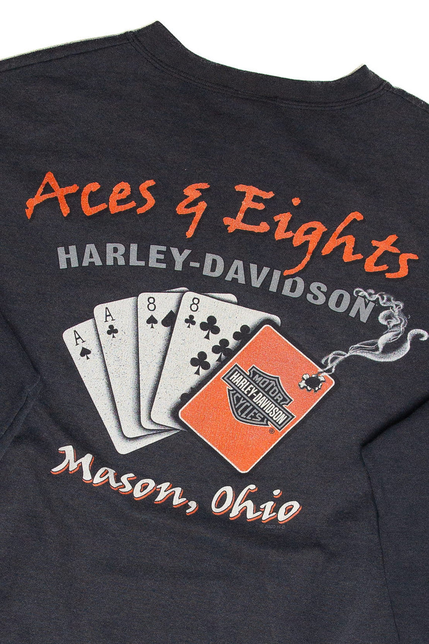 Vintage Harley Davidson Aces & Eights Ohio Sweatshirt