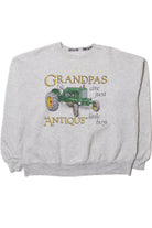 Vintage "Grandpas Are Just Antique Little Boys" Tractor Sweatshirt