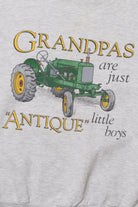 Vintage "Grandpas Are Just Antique Little Boys" Tractor Sweatshirt