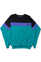 Vintage Athletic Dunlop Colorblock Sweatshirt With Side Pockets