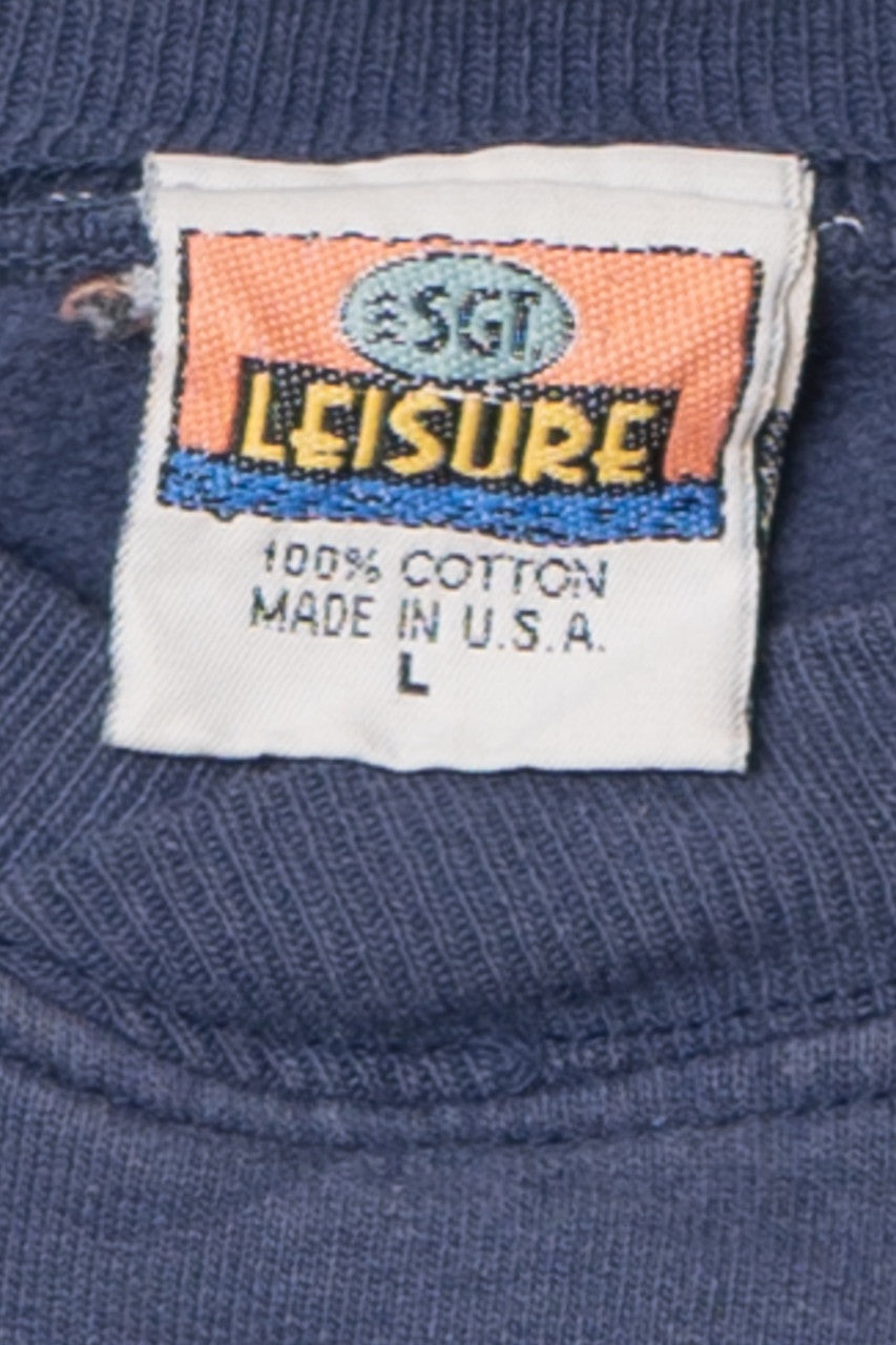 Vintage "Park City" Ski Embroidered Sgt. Leisure Sweatshirt