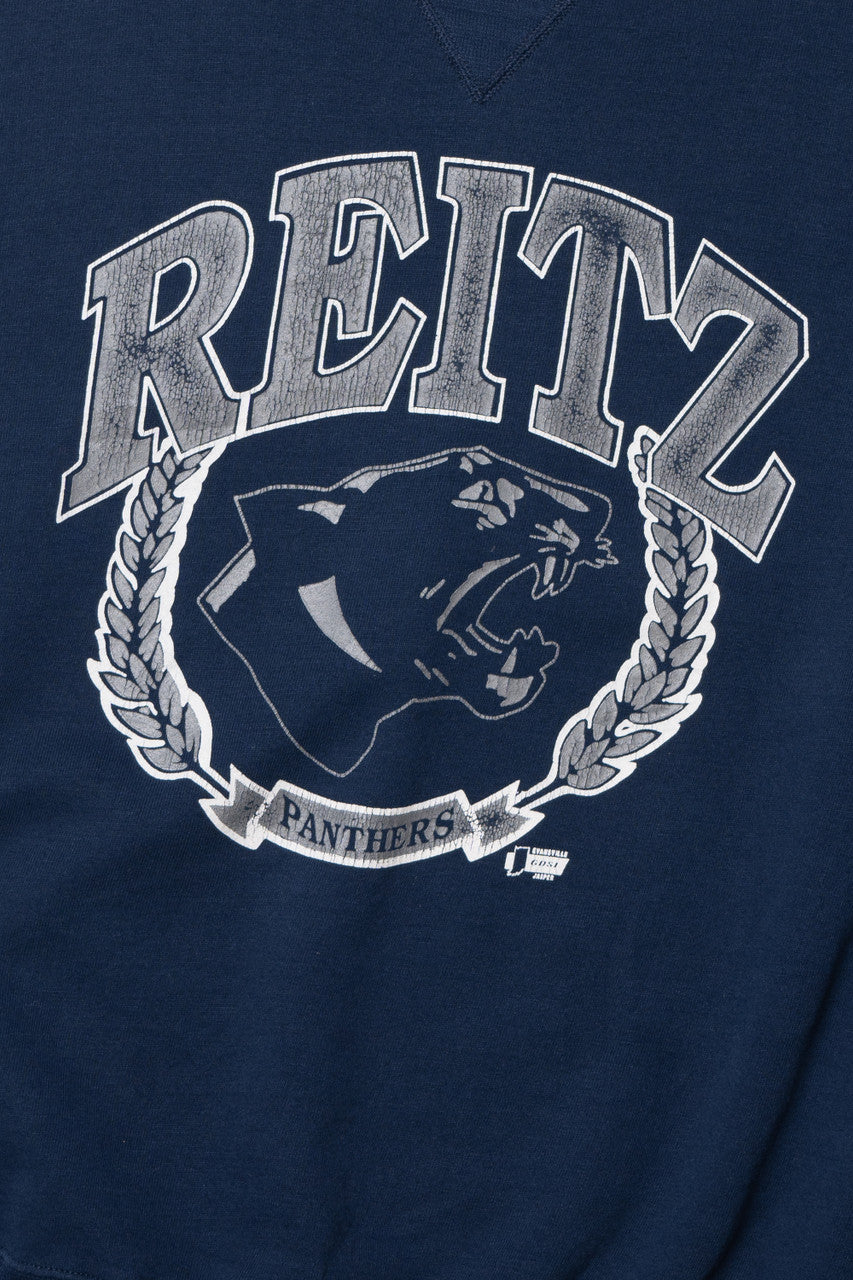 Vintage "Reitz Panthers" Mascot Sweatshirt