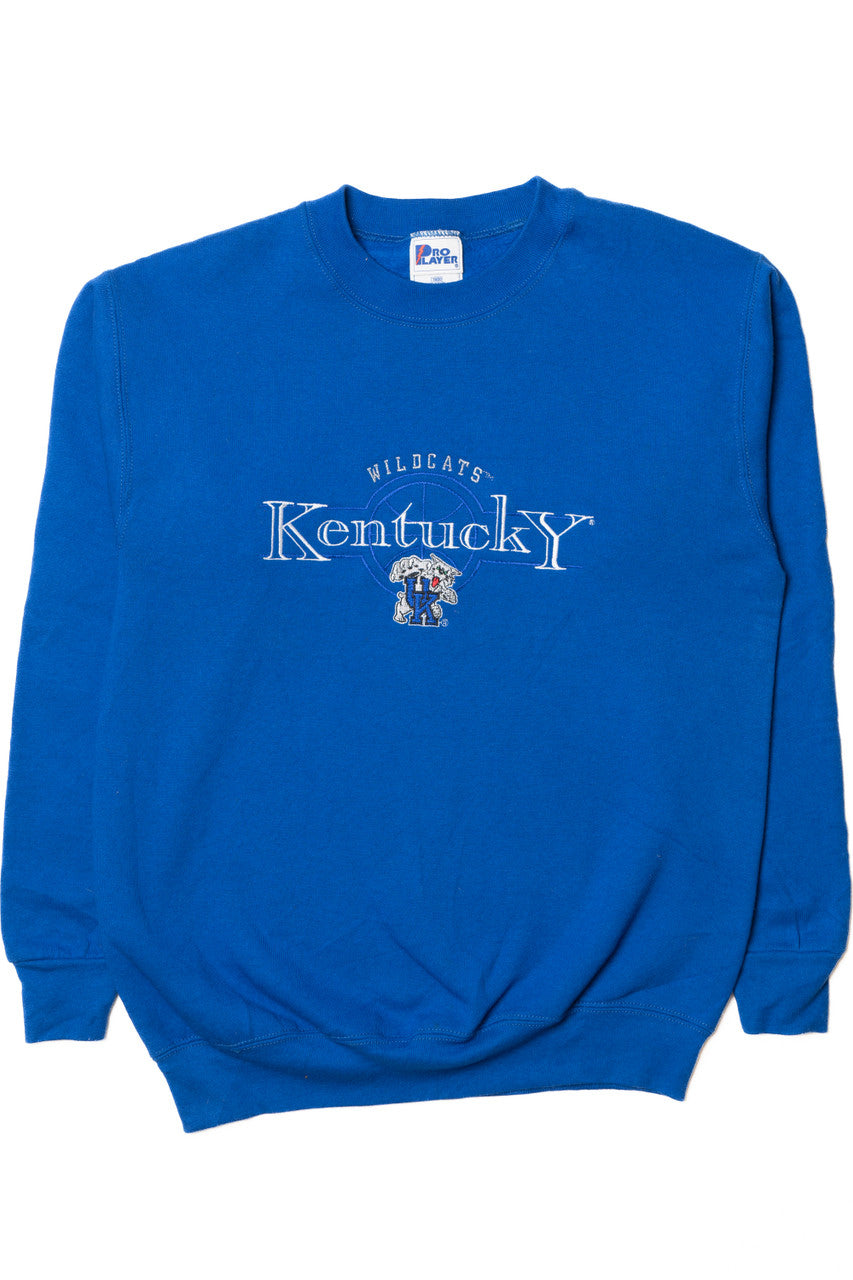 Vintage Kentucky Wildcats Embroidered Pro Player Sweatshirt