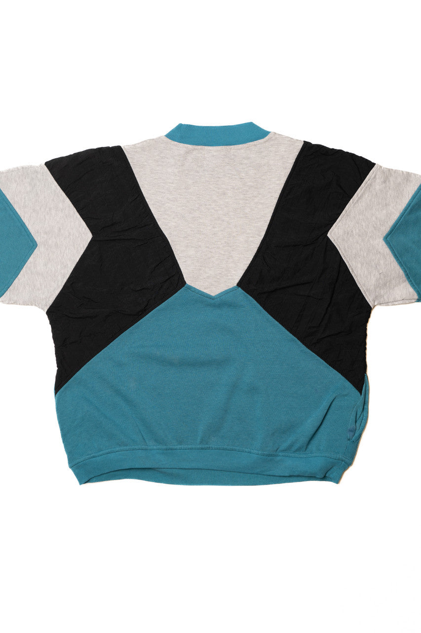 Vintage Obex Colorblock Sweatshirt With Pockets