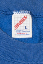 Vintage Baby Monkeys Cross Stitch Embroidered Jerzees Sweatshirt