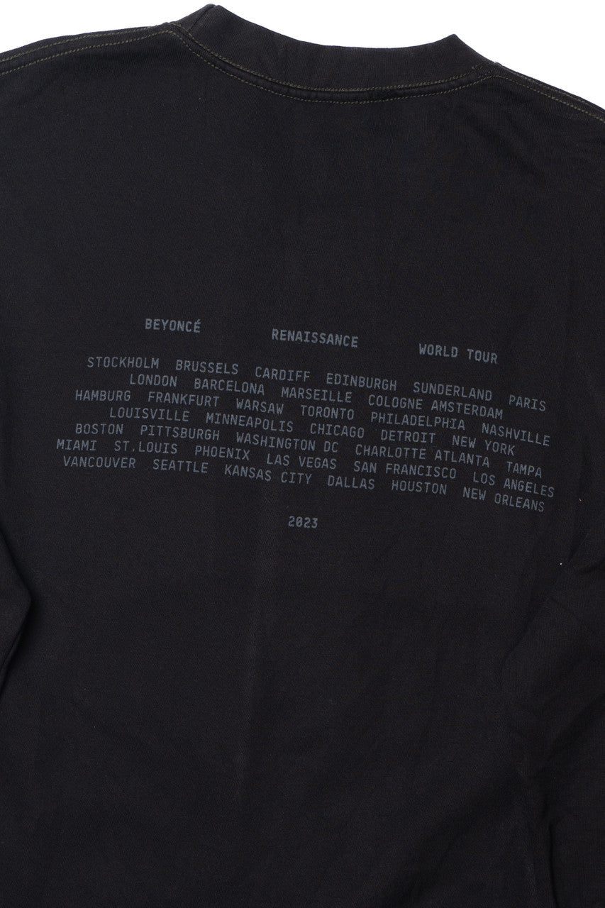 Recycled Beyoncé Renaissance World Tour Front/Back Print Sweatshirt