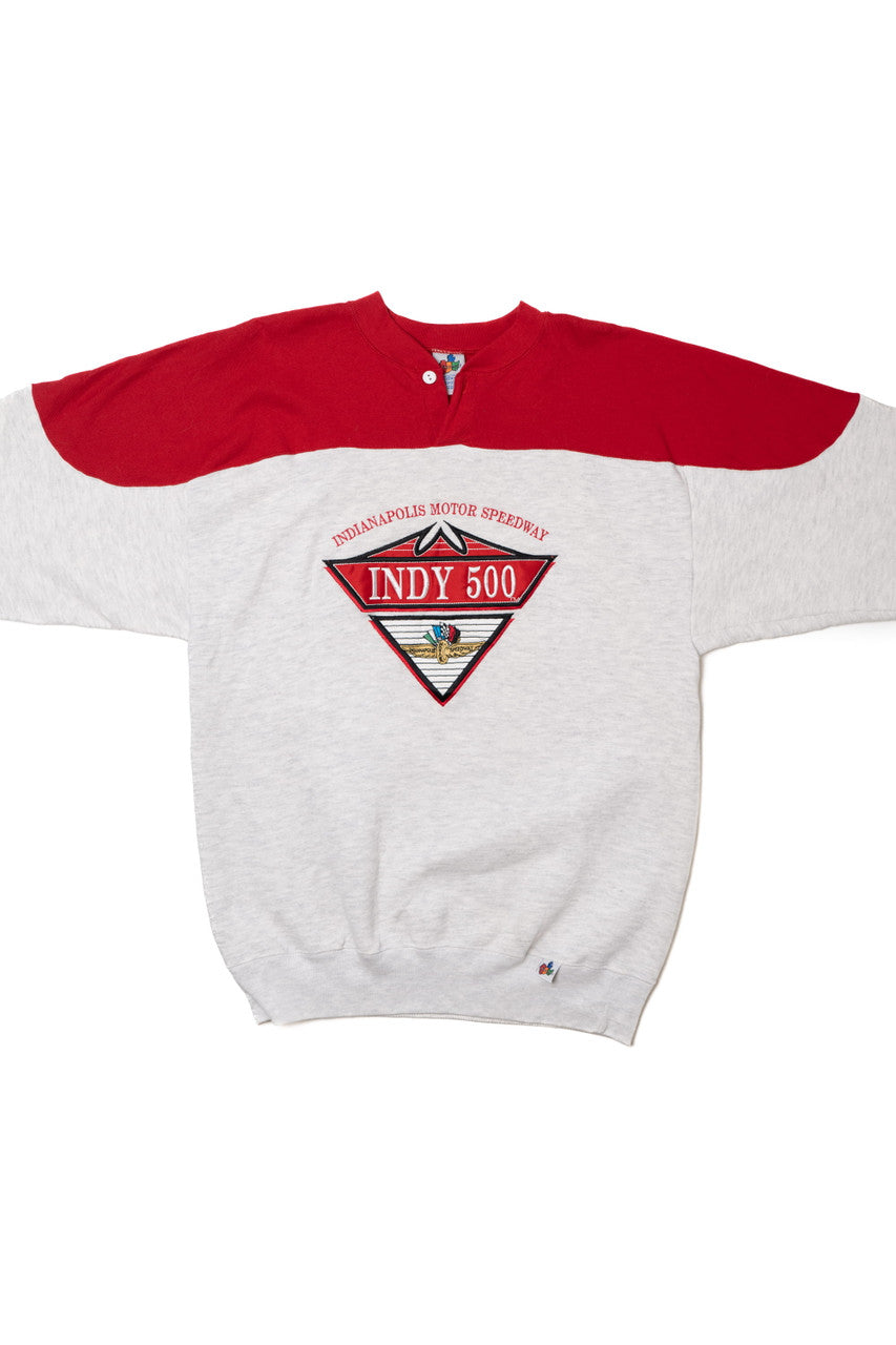 Vintage "Indy 500" "Indianapolis Motor Speedway" Embroidered Sweatshirt