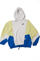 Upcycled Nike Sportswear Windbreaker Sleeve Sweatshirt Hoodie
