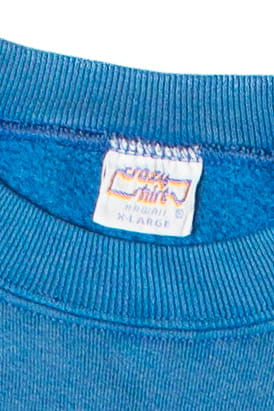 Vintage Crazy Shirtz Hawaii Cropped Graphic Sweatshirt