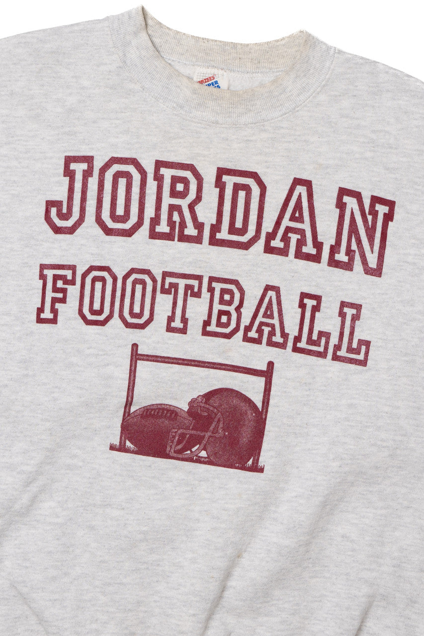 Vintage 1996 Jordan Football Roster Sweatshirt