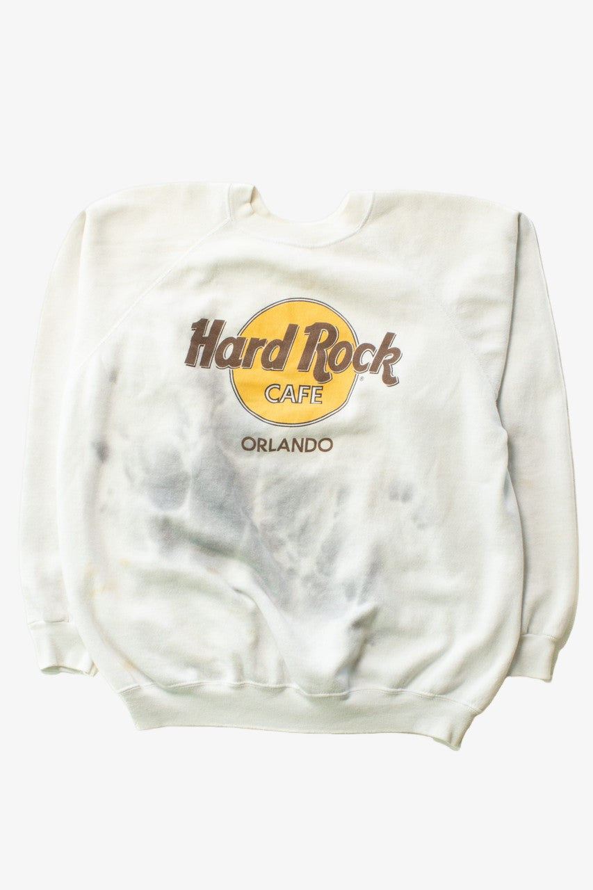 Vintage Stained Hard Rock Cafe Orlando Sweatshirt (1990s)