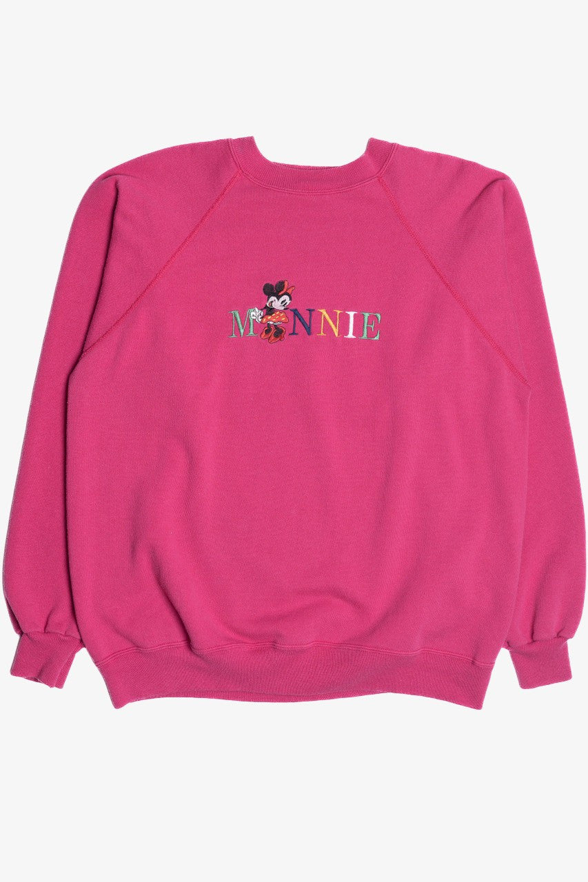 Vintage "Minnie" Embroidered Minnie Mouse Sweatshirt
