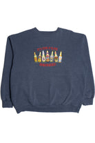 Vintage Big Dogs "It's Five O'Clock Somewhere" Embroidered Beer Bottles Sweatshirt