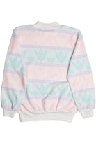 Vintage Pastel Pattern Soft Fleece California Happenings Sweatshirt
