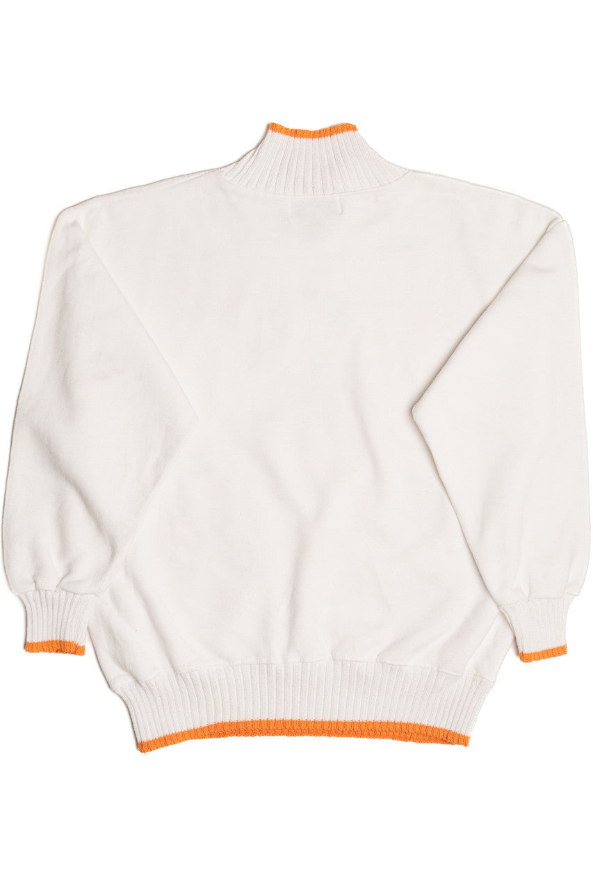 Vintage Jack O'Lantern Halloween Pumpkins Turtleneck Sweatshirt