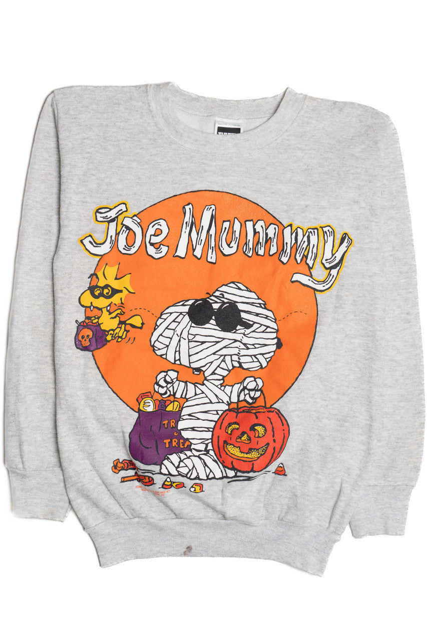 Vintage Snoopy "Joe Mummy" Halloween Tultex Sweatshirt