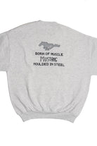 Vintage "1969 Mach 1 428 Cobra Jet" Mustang Car Embroidered Cross Stitch Sweatshirt