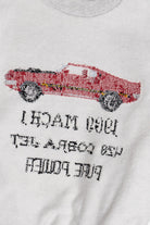 Vintage "1969 Mach 1 428 Cobra Jet" Mustang Car Embroidered Cross Stitch Sweatshirt