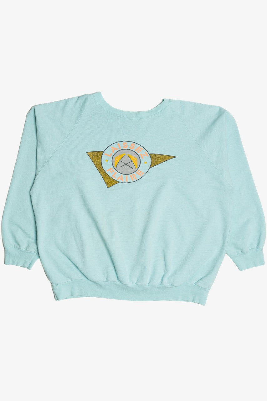 Vintage "Laissez Flaire" Logo Sweatshirt