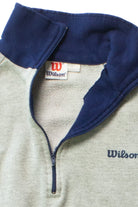 Vintage Wilson Half Zip Pullover Sweatshirt (1990s)