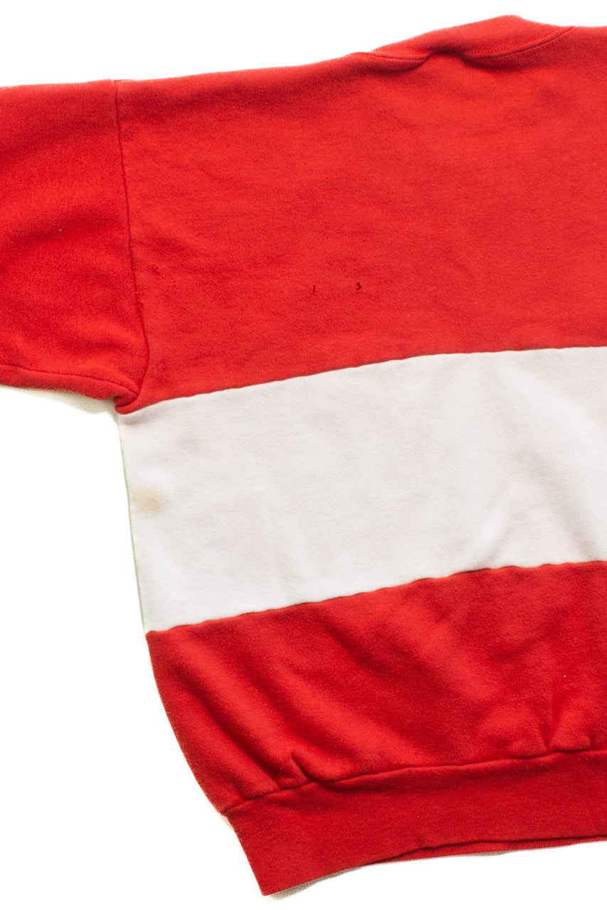 Vintage Nebraska Color Block Sweatshirt (1980s)