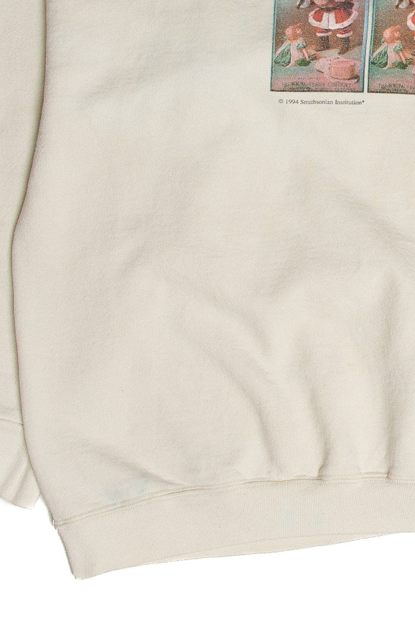 Vintage Smithsonian Santa Claus Soap Sweatshirt (1994)