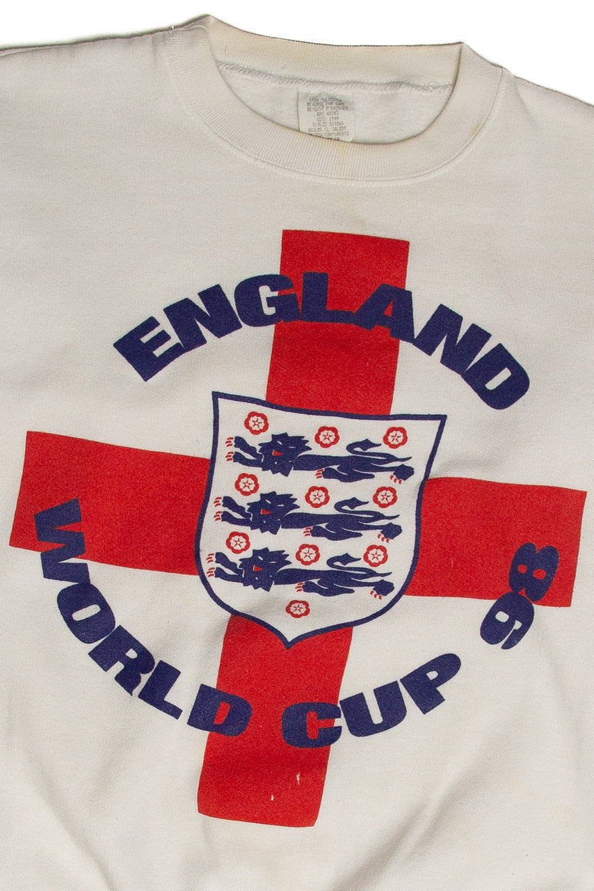 Vintage England 1998 World Cup Sweatshirt