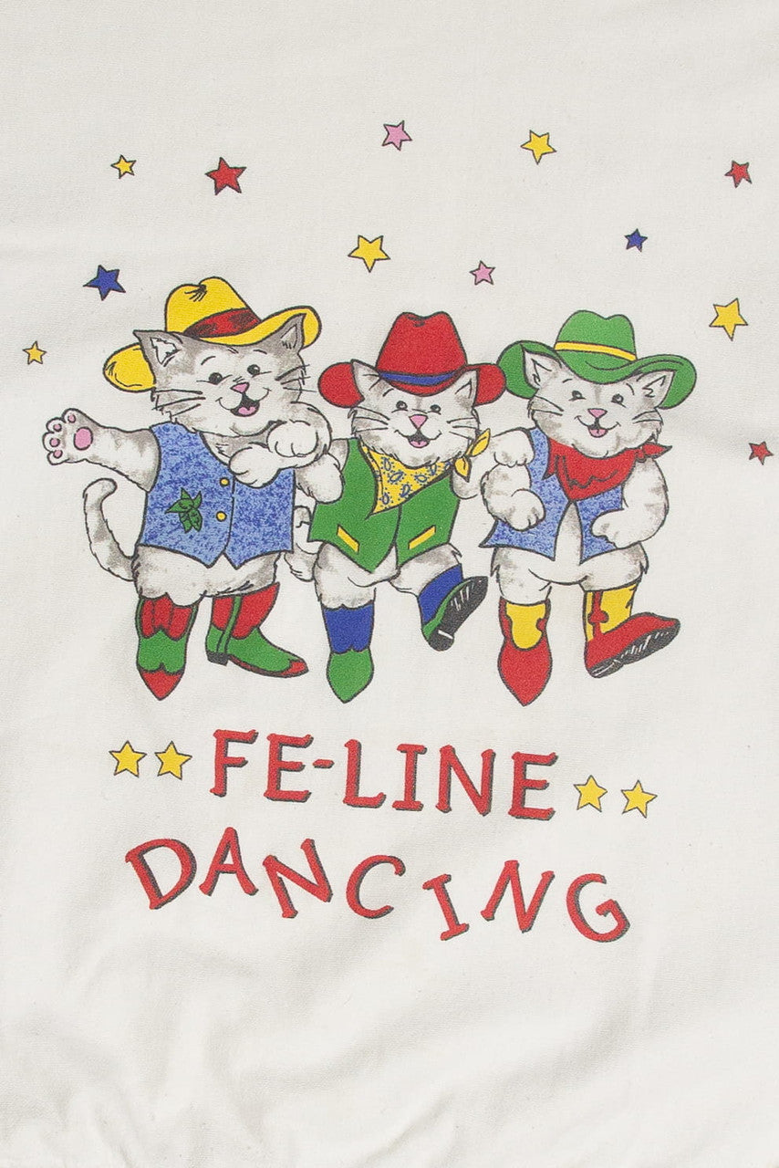 Vintage Fe-line Dancing Sweatshirt