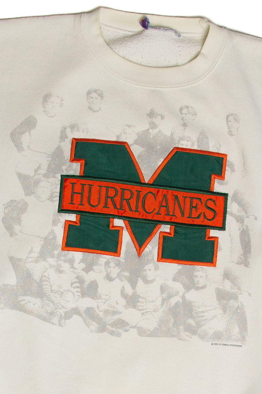 Vintage Miami Hurricanes Sweatshirt (1992)
