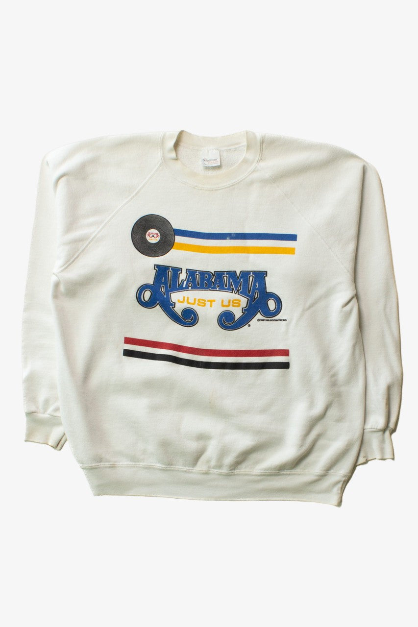 Vintage Alabama Just Us Tour Sweatshirt (1988)