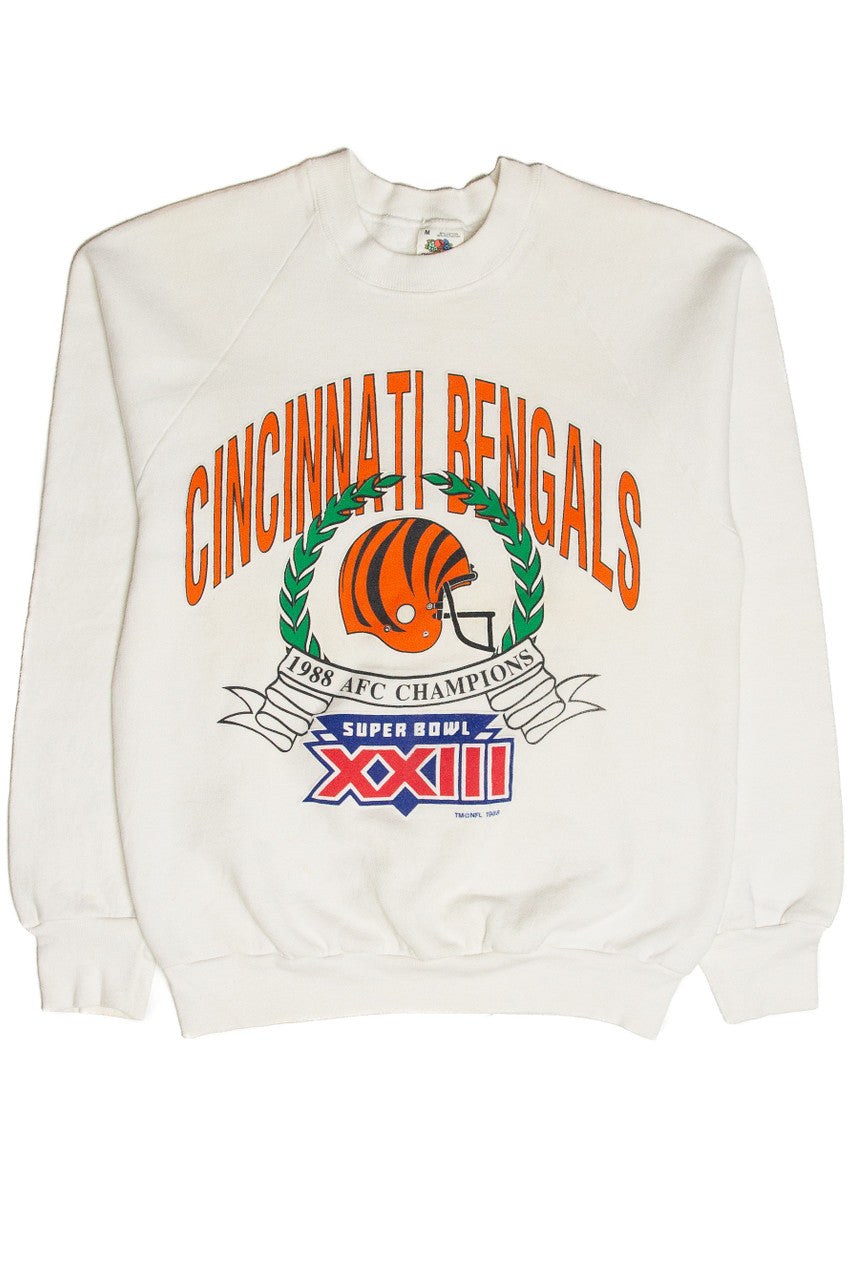 Vintage Cincinnati Bengals Superbowl XXIII AFC Champions Sweatshirt (1988)
