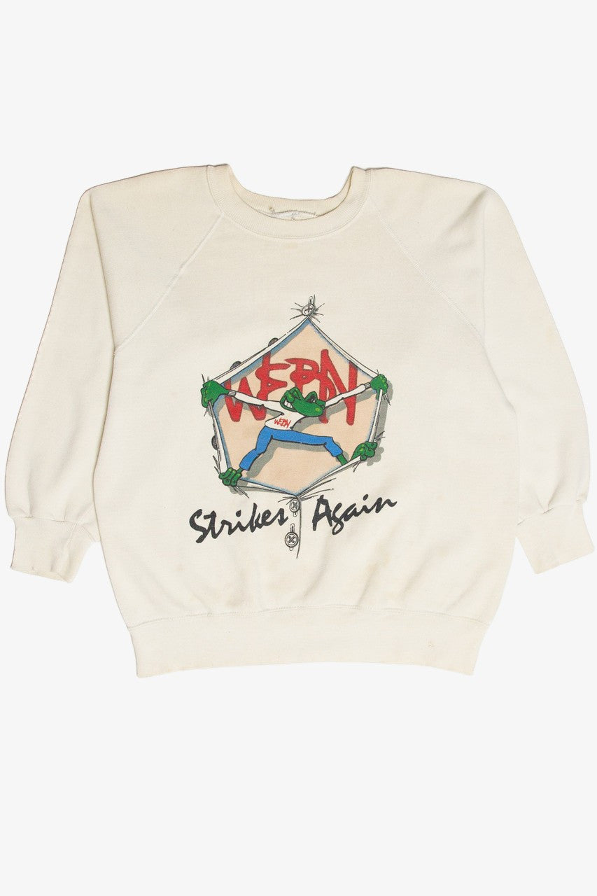Vintage WEBN Strikes Again Sweatshirt (1990s)