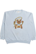 Vintage "Nebraska" Cowboy Teddy Bear Cal Cru Sweatshirt