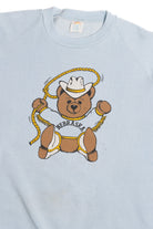 Vintage "Nebraska" Cowboy Teddy Bear Cal Cru Sweatshirt