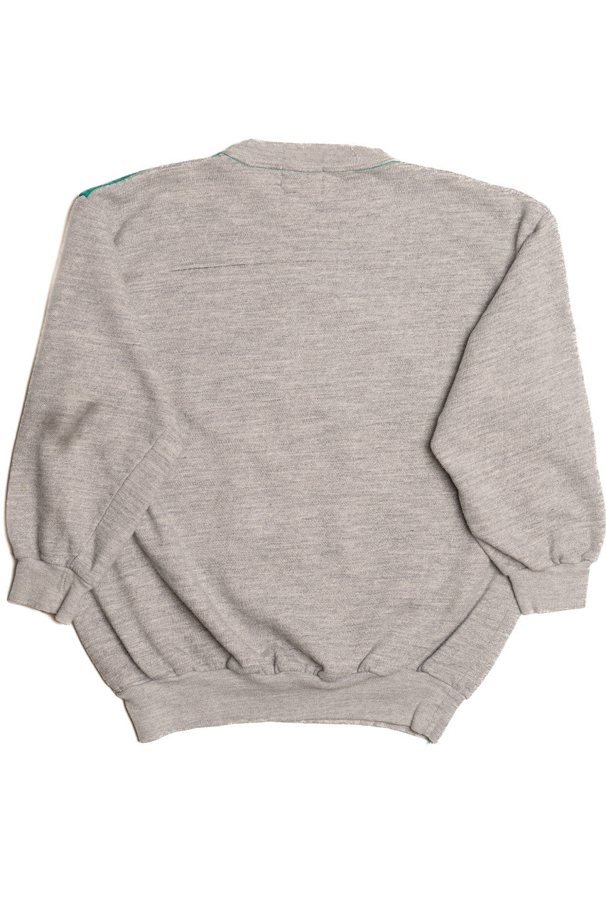 Vintage Geographic Patch Color Block Generation One Sweatshirt