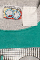 Vintage Geographic Patch Color Block Generation One Sweatshirt