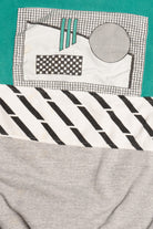 Vintage Geographic Patch Color Block Generation One Sweatshirt