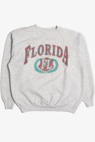 Vintage Florida "FL" Paisley Lettering Raglan Sweatshirt