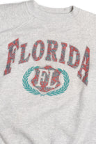 Vintage Florida "FL" Paisley Lettering Raglan Sweatshirt