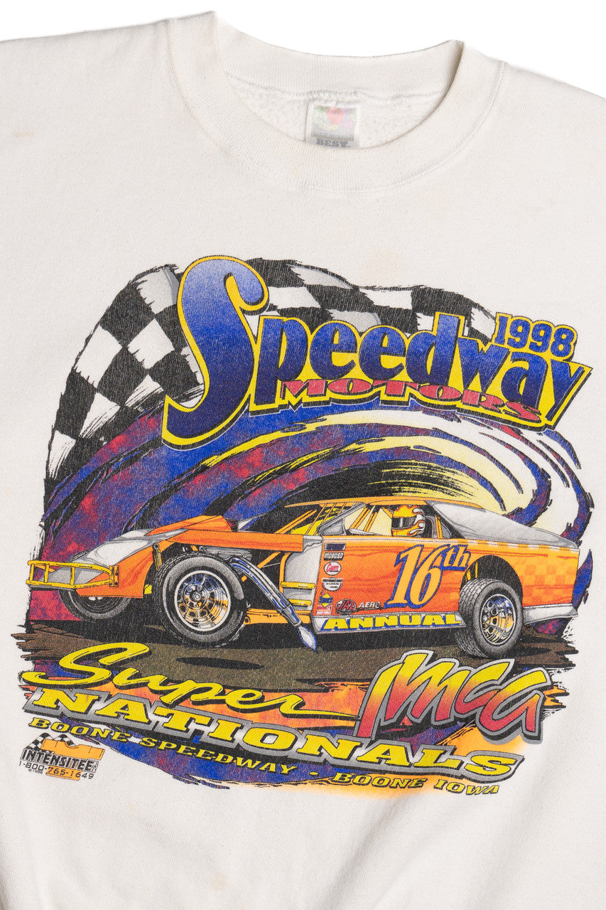 Vintage 1998 "Speedway Motors Super Nationals" Racing Sweatshirt
