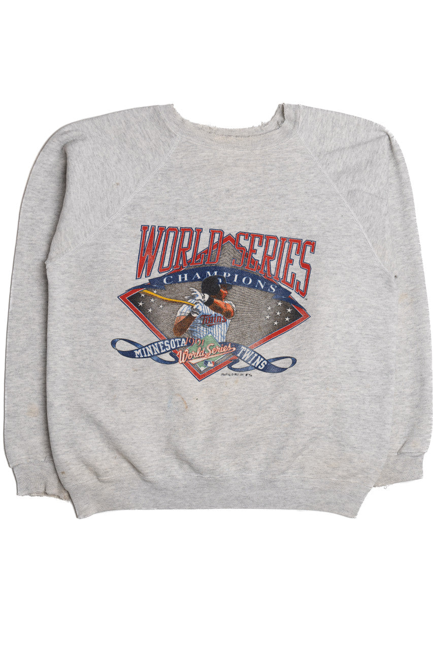 Vintage 1991 World Series Champions Minnesota Twins MLB Sweatshirt