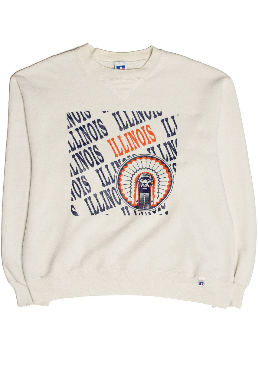Vintage Illinois Chief Chief Illiniwek Sweatshirt