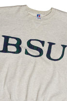 Vintage BSU Flannel Embroidery Sweatshirt