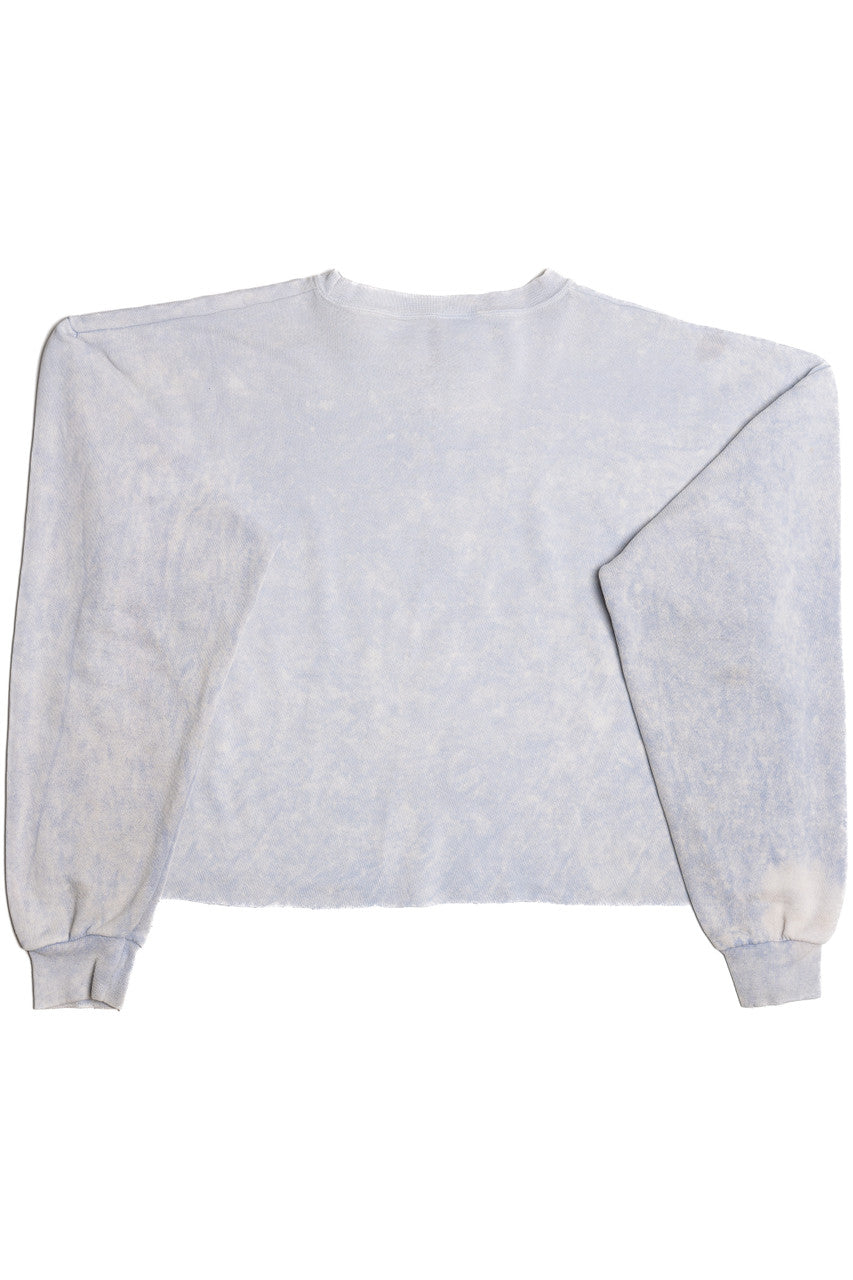 Vintage "Disneyland" Mickey Mouse Tie Dye Cropped Sweatshirt