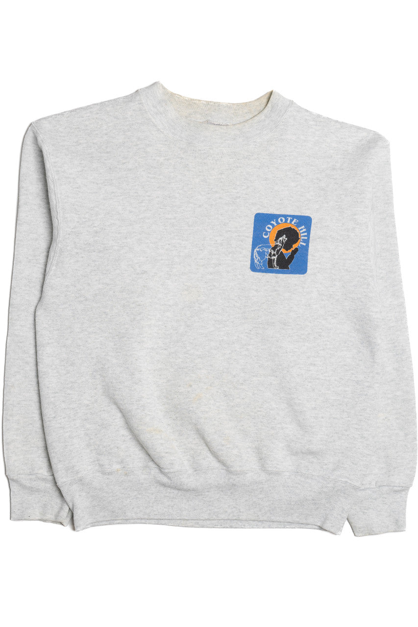 Vintage "Invest In A Child's Tomorrow Today" Coyote Hills Sweatshirt