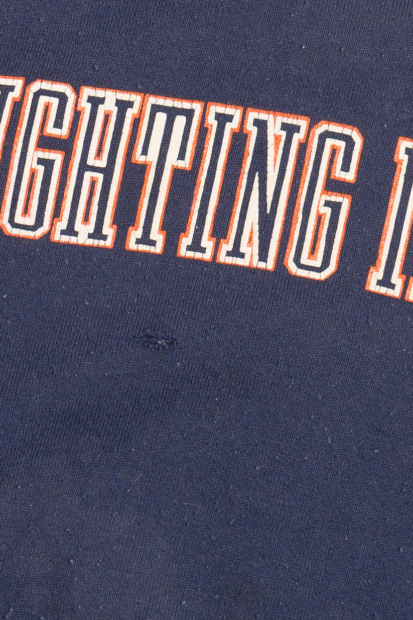 Vintage Distressed "Illinois Fighting Illini" University of Illinois Sweatshirt