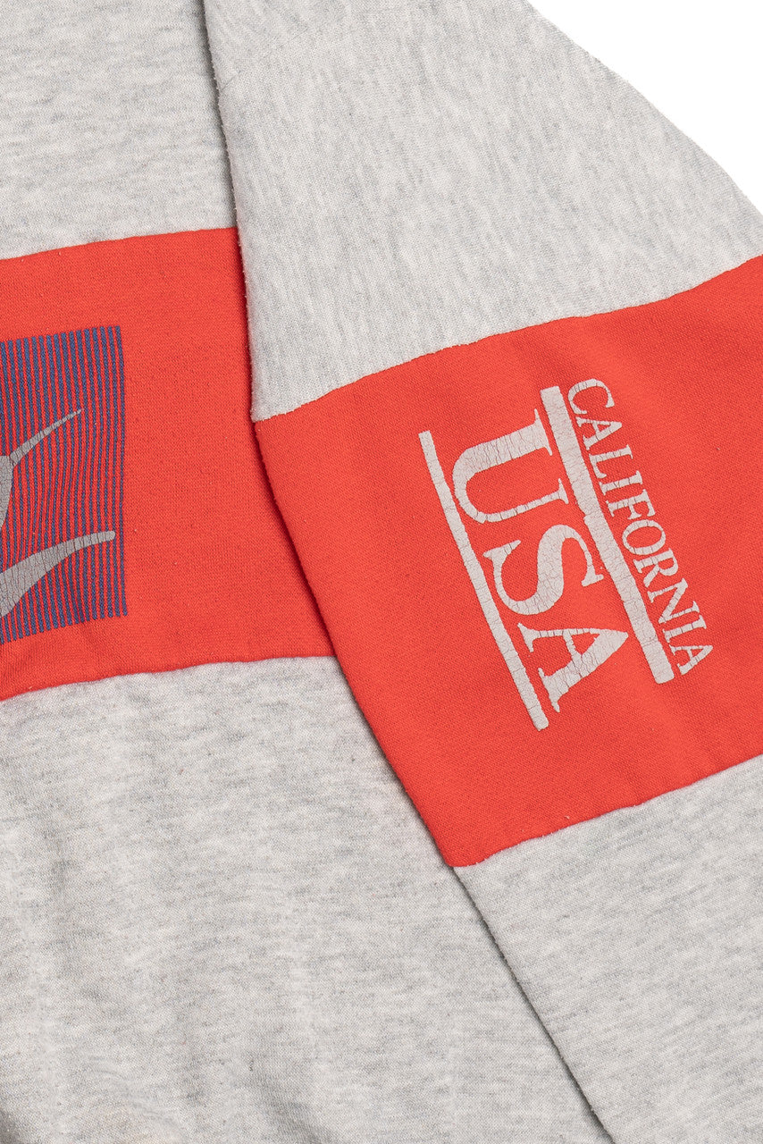 Vintage "San Diego" "California USA" Quarter Zip Mock Neck Collar Sweatshirt