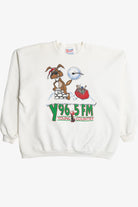 Vintage Y 96.5 FM "Young Country" Christmas Sweatshirt