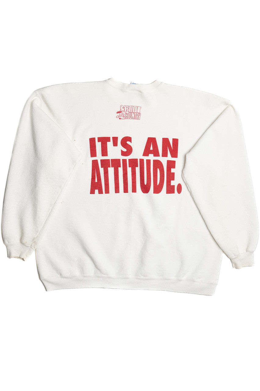 Vintage Y 96.5 FM "Young Country" Christmas Sweatshirt
